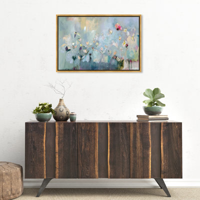 " Michaela Nessim - Infinitely Divine Flower Garden Beauty Modern Pink " by Oliver Gal