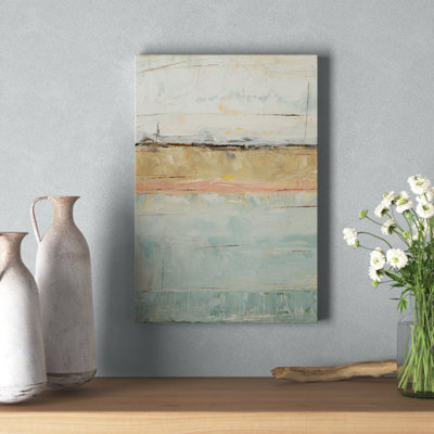 Pastel Horizon I - Wrapped Canvas Print
