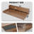 Washer Dryer Countertop With Non-Slip Pads, Laundry Wood Shelf Topper With Edge, Double Layer Organizer For Washer And Dryer Laundry Hamper Counter Storage Organization-125043990-125043989