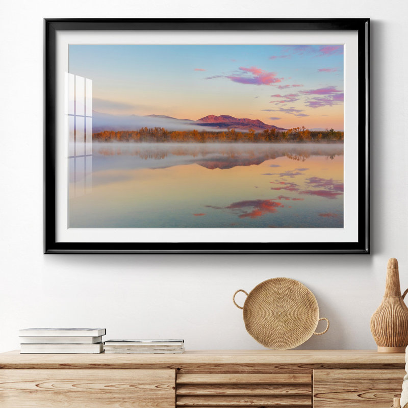 Waterton Lakes - photographie avec cadre photo, H 22,5 po x l 30,5 po x P 1,5 po, Cadre noir