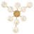 Selene Swirl Glass Semi Flush Mount-108510876