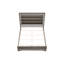 Mobilier de chambre à coucher élégant et moderne avec tête de lit capitonnée horizontale 1pc