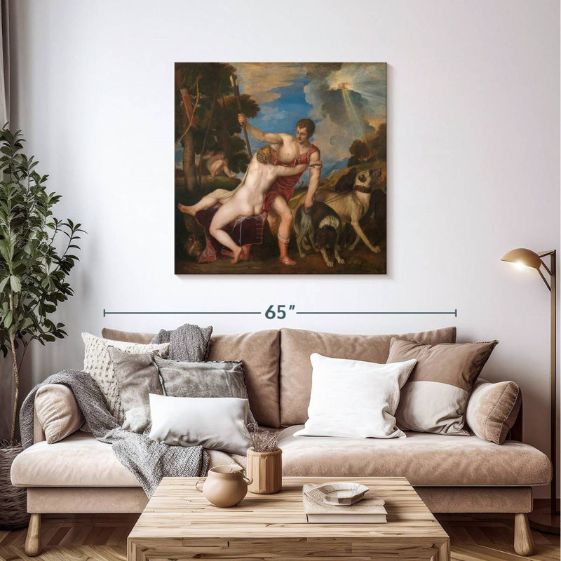 Leisha Venus And Adonis 1554, 39" H x 39" W