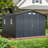 Outdoor 12 ft. W x 10 ft. D Metal Storage Shed with  Floor Frame