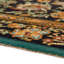 Artemis Machine Woven Wool Oriental Area Rug in Black/Red/Green