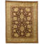 High-Quality Hand-Knotted Brown And Gold Area Rug