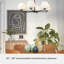 Plafonnier lustre 6 lumières Hunter Celestial Valley-114532204