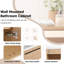 Meuble-lavabo simple 29,52 po avec plateau en résine Nawab