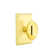 Emtek Passage Knobset w/ Rectangular Rosette and Egg Knob