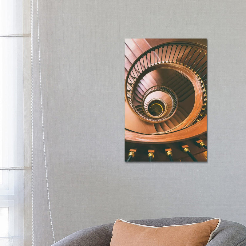 Staircase by Mikolaj Gospodarek - Wrapped Canvas Print, 66.04 cm H x 45.72 cm W x 3.175 cm D