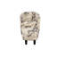 Chaise d'appoint et repose-pieds