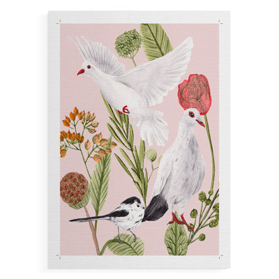 Birds in Motion I - Impression sur toile seulement - NON-CADRE