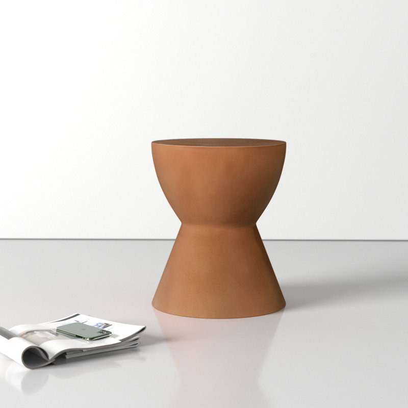 Neil Accent Stool, Terracotta