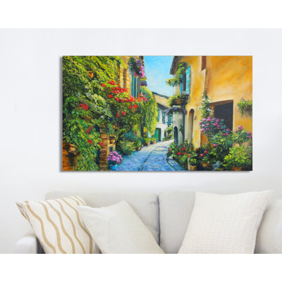 " Flower Street In Italy "