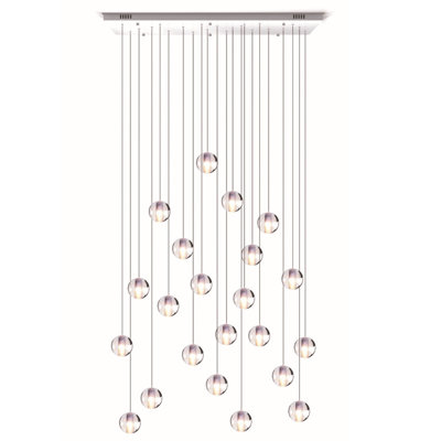 Luminaire suspendu sphère 22 lumières