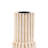 Wood Candle Holder | Decorative Wooden Candle Stand | Whitewash Finish | 4x12 inches-1166084587