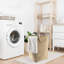 Panier à linge en velours côtelé 55L-114884637