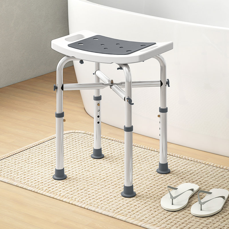 Shower Stool, Grey