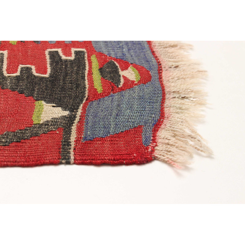 Kilim rouge Sivas 4 pi 7 po x 9 pi 2 po