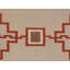 Southwestern Area Rug in Beige/Red