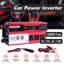 BAOKALER 5000W Convertisseur de courant continu de voiture 12V à AC 110V LCD