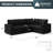 Upholstered Sectional Sofa, Cloud Couch, 4-Seater Modular Sectional Sofa L-shaped Sofa for Living Room Office Apartment-1014094572