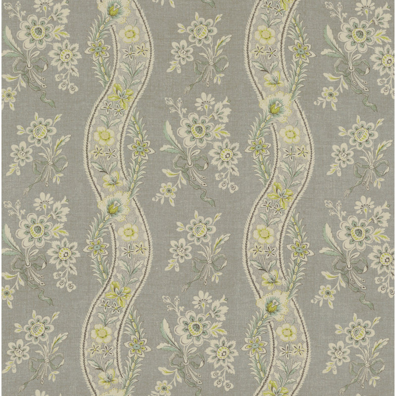 Le Castellet Fabric, Grisaille/Jonquil