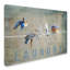 Art mural sur toile tendue - Art mural «Laundry Day Bluebirds» par Jai Johnson pour décor de salon, de chambre à coucher ou de bureau - 35 x 47-31104839