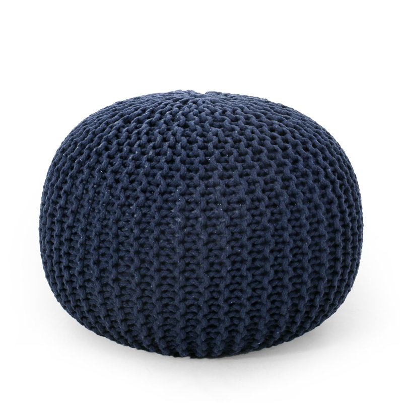 Moro POUF, Coton bleu marine