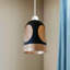 17cm H Glass Lamp Shade ( Screw On ) in Black And Gold