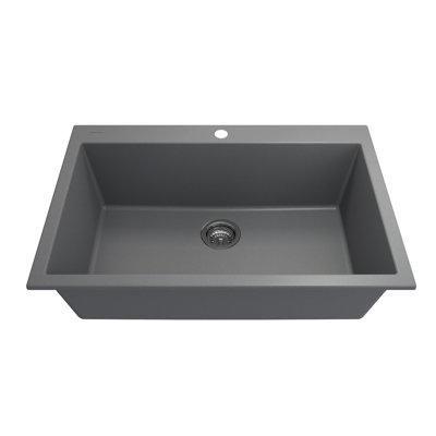 Campino 33'' L Single Basin Kitchen Sink