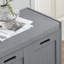 Banc de rangement avec 2 armoires