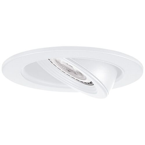 Garniture encastrée réglable 3" moulant, Blanc