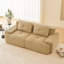 Canapé modulaire en L de 82 po pour salon modulaire en tissu velours côtelé de 82 po avec assise profonde, passepoil perlé, conception capitonnée, sans assemblage, conception antidérapante-1007852143