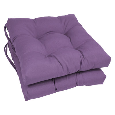Coussins de chaise carrée en sergé de 16 pouces