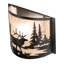 Rustic Lodge 1 - Light Flush Mounted Sconce-125239642-125239641