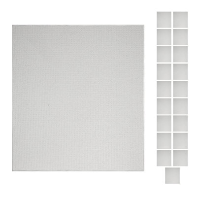 Ensemble de tapis géométriques touffetés géométriques ivoire