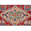 Tapis rouge à motif oriental Kazak
