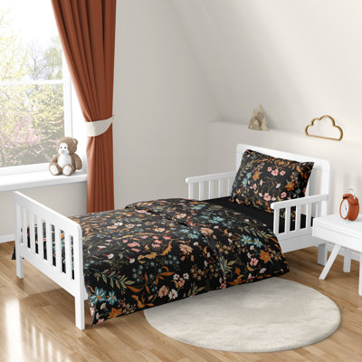 Ensemble de literie pour tout-petits 5 pièces Boho Floral Wildflower
