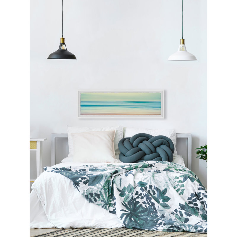 Smooth Seas - Single Picture Frame Painting, 25cm H x 76cm W