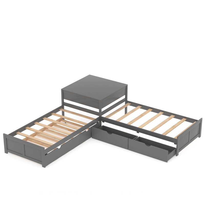 Eviie Solid Wood Platform Bed