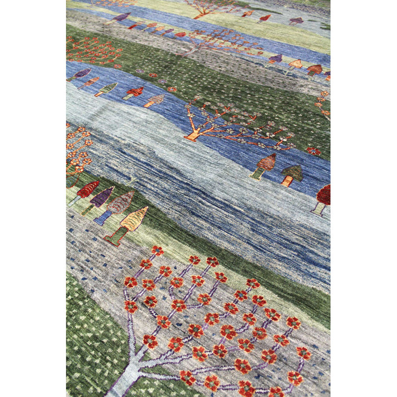 One-of-a-Kind 7'11" X 9'4" Hand Knotted Area Rug