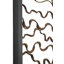 Décoration murale carrée en bois de teck et branches de Bauhinia-1668601563