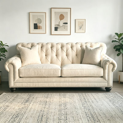 French Light Luxury Off-white  Sofa