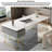 Practical Sintered Stone Office Desk with Storage Drawer-1292092635-1292092637