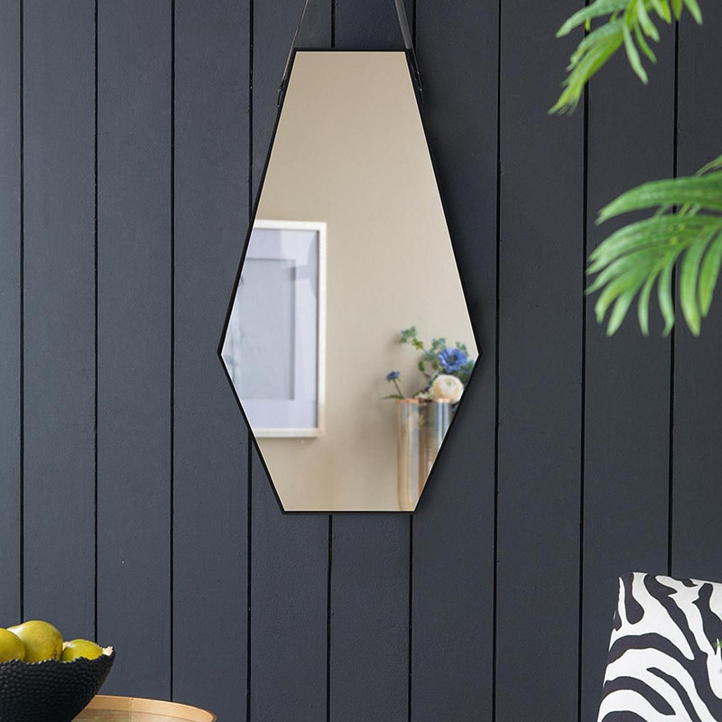 Miroir mural 18X1,6X31,5 "Hexagonal