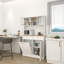 67.7 Inches Tall Kitchen Storage Cabinet With Trash Can