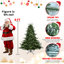 Arbre de Noël pleine forme avec support en métal-117479394-117479392