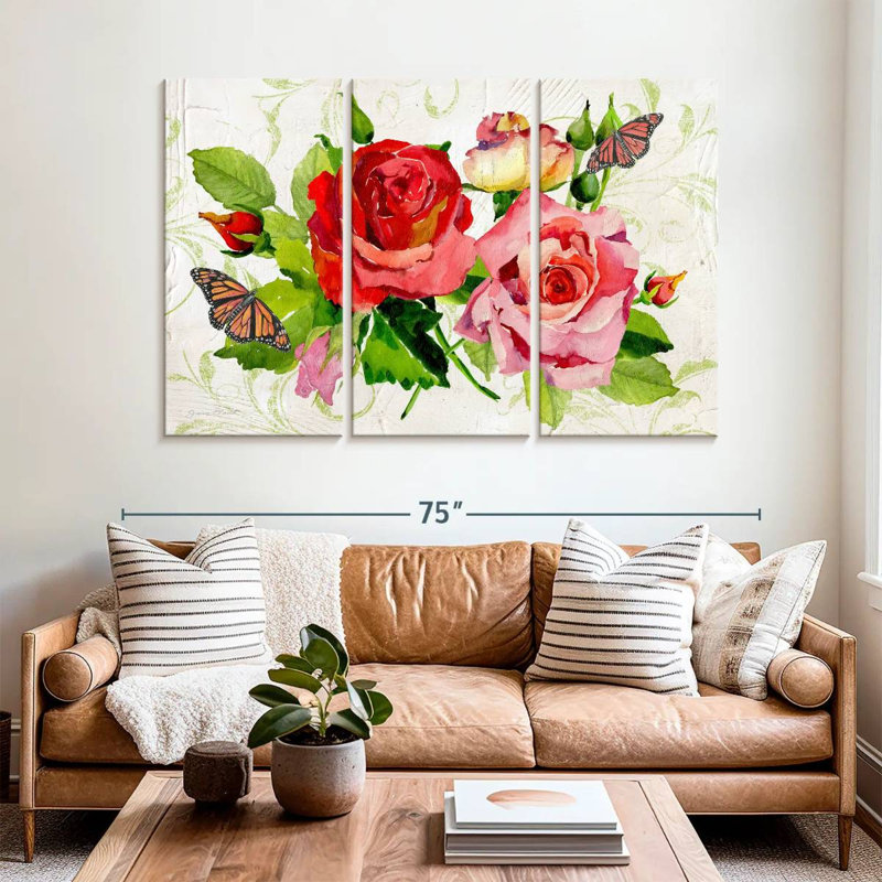 Bouquet de roses rouges Harnek, H 42 po x l 65 po