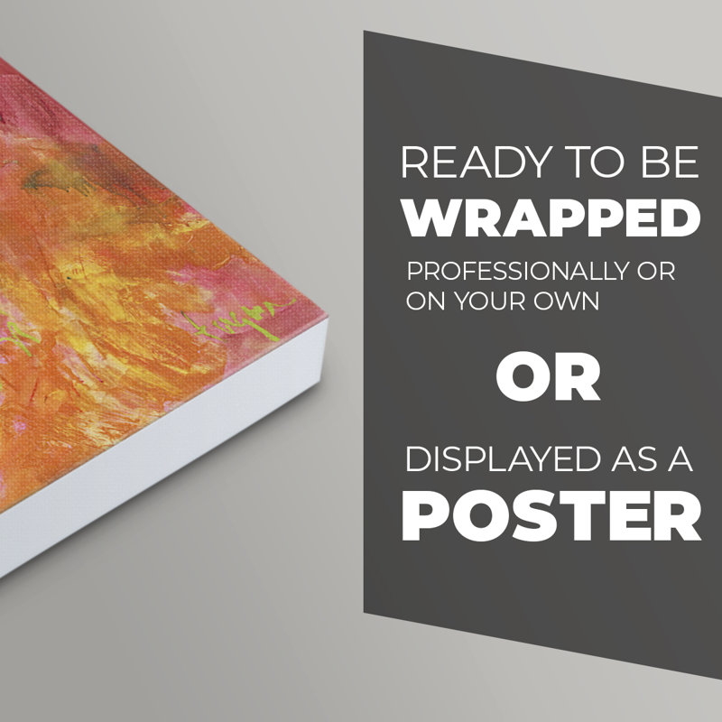 Vibrant Flow I - Impression sur toile seulement - NON-CADRE, H 18 po x l 12 po